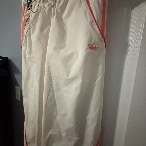 adidas Cream and Pink Joggers - Picture 1 of 6